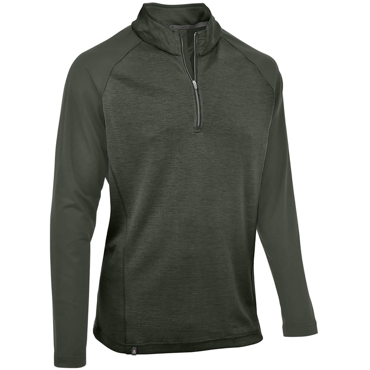 Maul Maglia sportiva da uomo a maniche lunghe, verde abete, 58