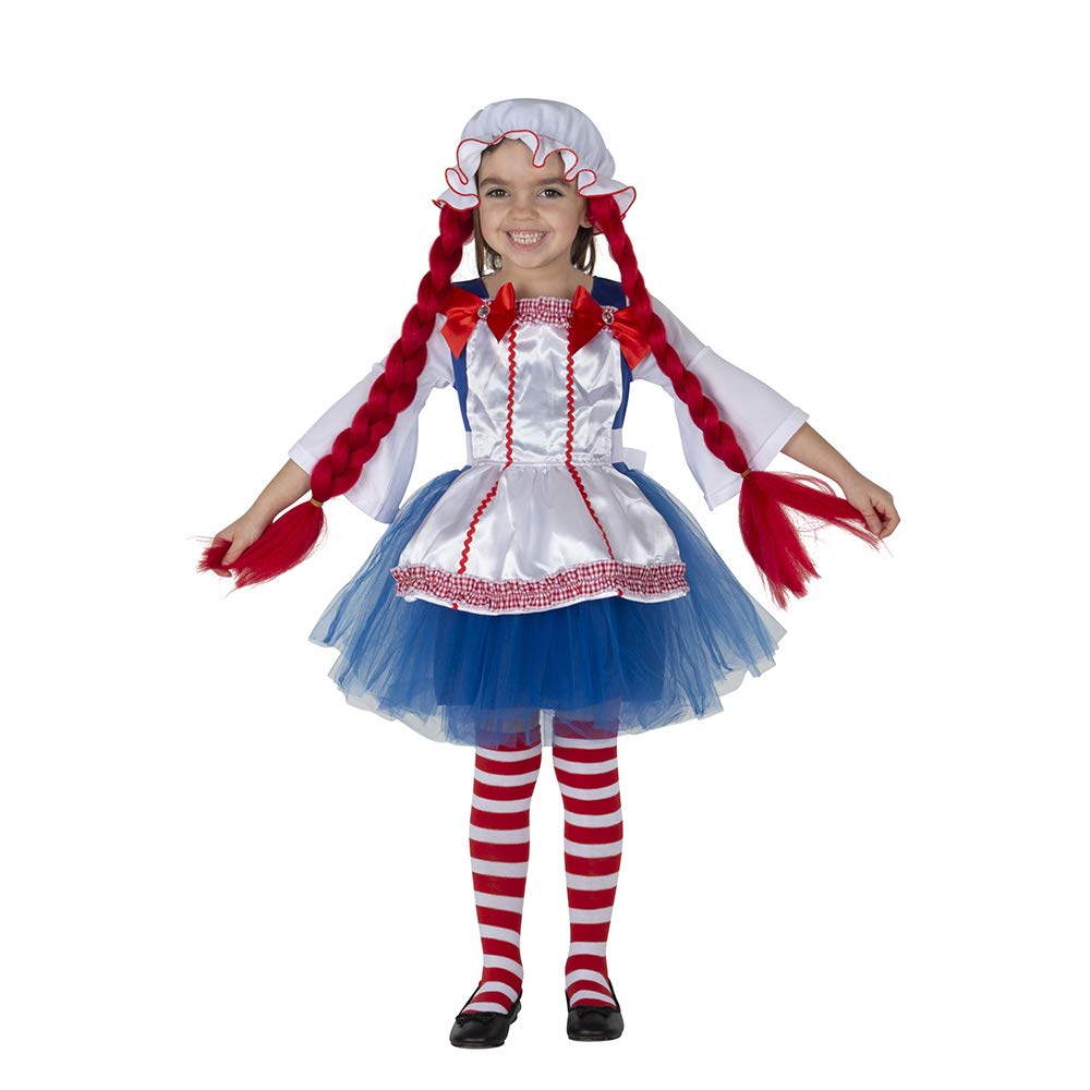 Dress Up America Rag Doll Costume For Kids - Cosplay Child Halloween Costume Girls