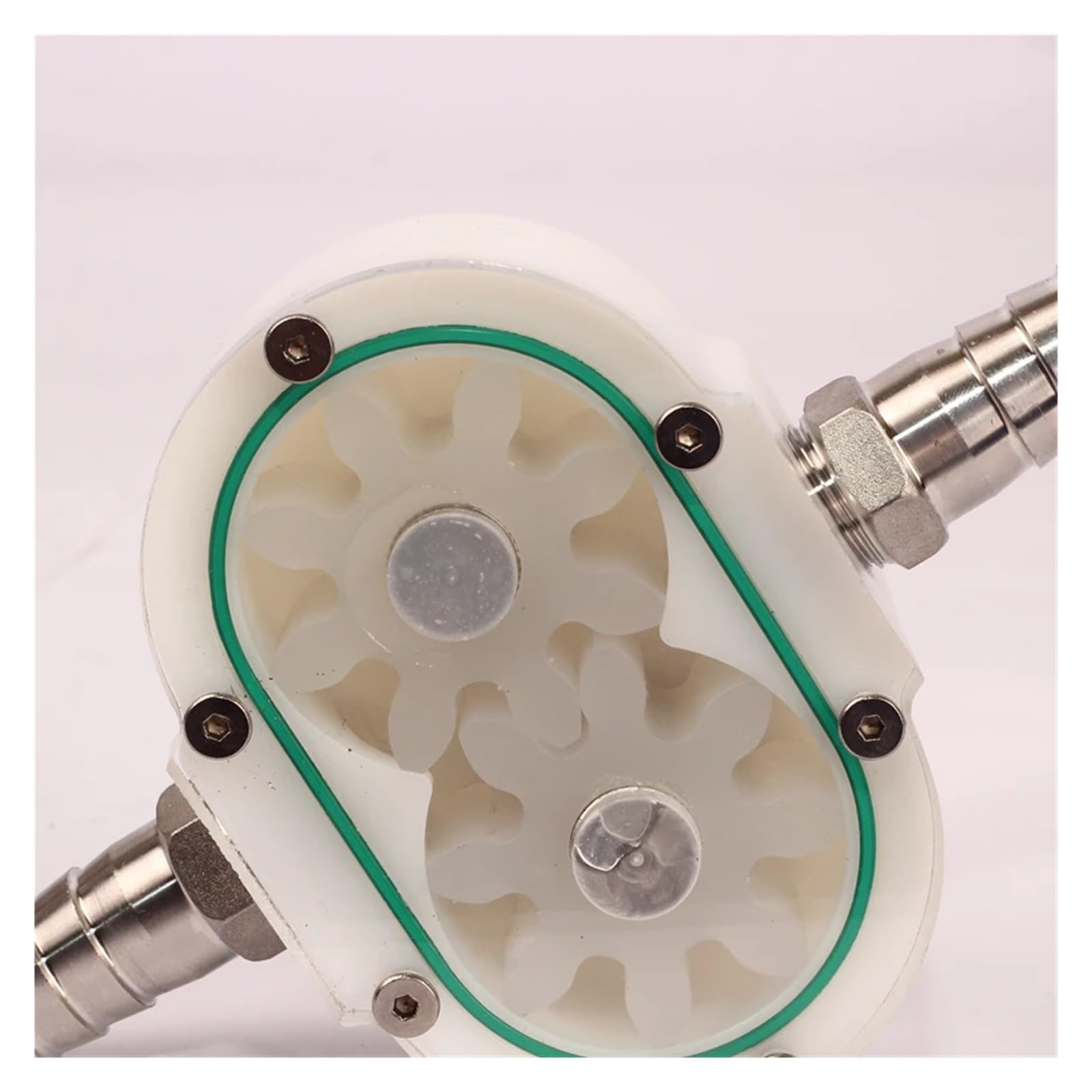 Bomba de engranajes de estilo pequeño de 4 l/min for máquina de llenado Bomba de miel Líquido viscoso Pasta de sésamo Mantequilla de maní Bomba de 8 engranajes Múltiples escenarios de aplicación