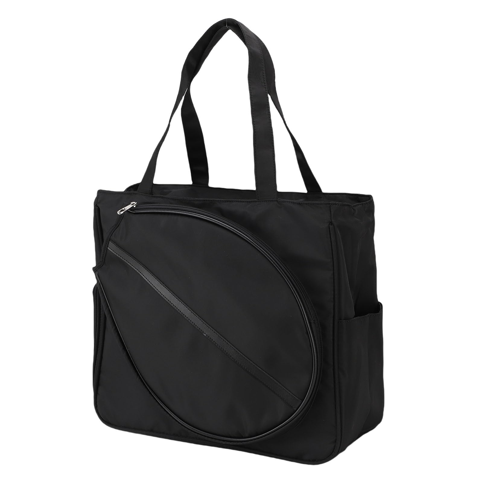 SUNGOOYUE Borsa da Tennis per Uomo Donna, Borsa a Tracolla Sportiva Sportiva a Tracolla per Racchetta da Tennis con Nylon di Grande capacità, per Palestra, Viaggi, Escursionismo,