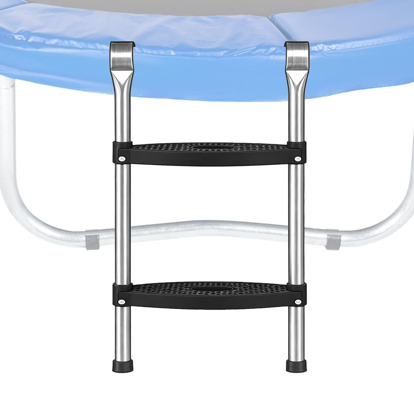 Escalones De Trampolín Resistente A Rayos UV Antideslizante 2 Peldaños