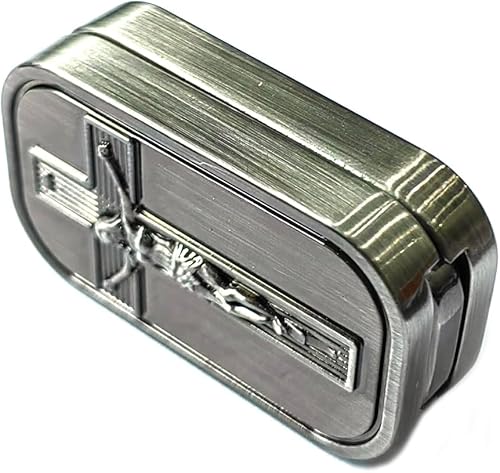 Miniatura 5 de Deslizador de metal para adultos, juguetes sensoriales de metal para personas con TDAH y autismo, regalos para la ansiedad de metal de oficina para