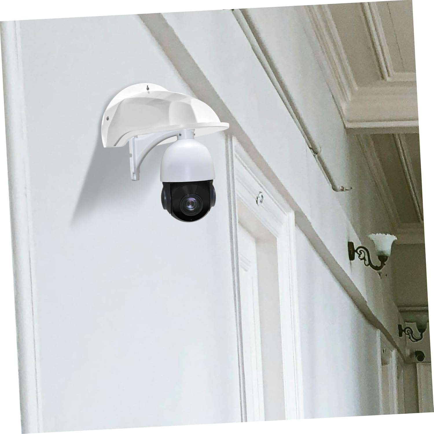 Artibetter 4pcs Outdoor Rain Cover for Camera Waterproof Security Camera Protector Quick Installation
