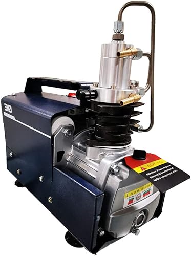 Miniatura 4 de HPDMC estación portátil del relleno de Paintball del compresor de aire de 110v 300bar para el juego del PCP