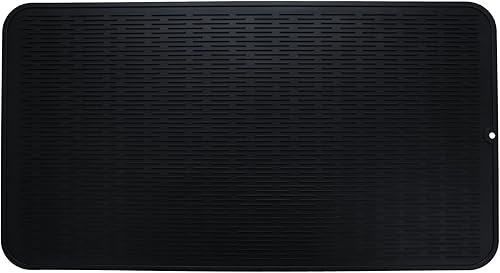 Miniatura 357 de Tapete de silicona para secado de platos para múltiples usos, fácil de limpiar, ecológico, resistente al calor, tapete de silicona para encimera