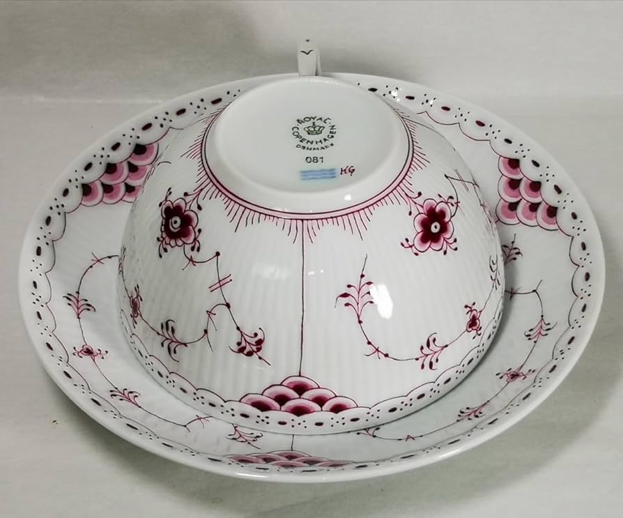 国交150周年記念限定品　コペンハーゲン　パープルハーフレース　バーガンディ 国交150周年記念限定品 コペンハーゲン パープルハーフレース