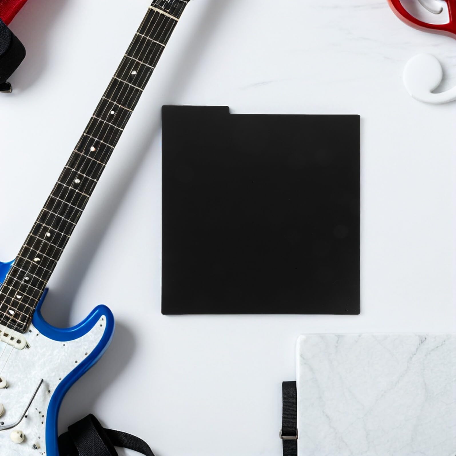 SOIMISS 16 Pezzi Divisori per Album Vinile in PVC Nero 330x317mm, Separatori per Dischi in Vinile Riutilizzabili per Organizzazione Collezioni, Accessori Salvaspazio per Ufficio e Studio