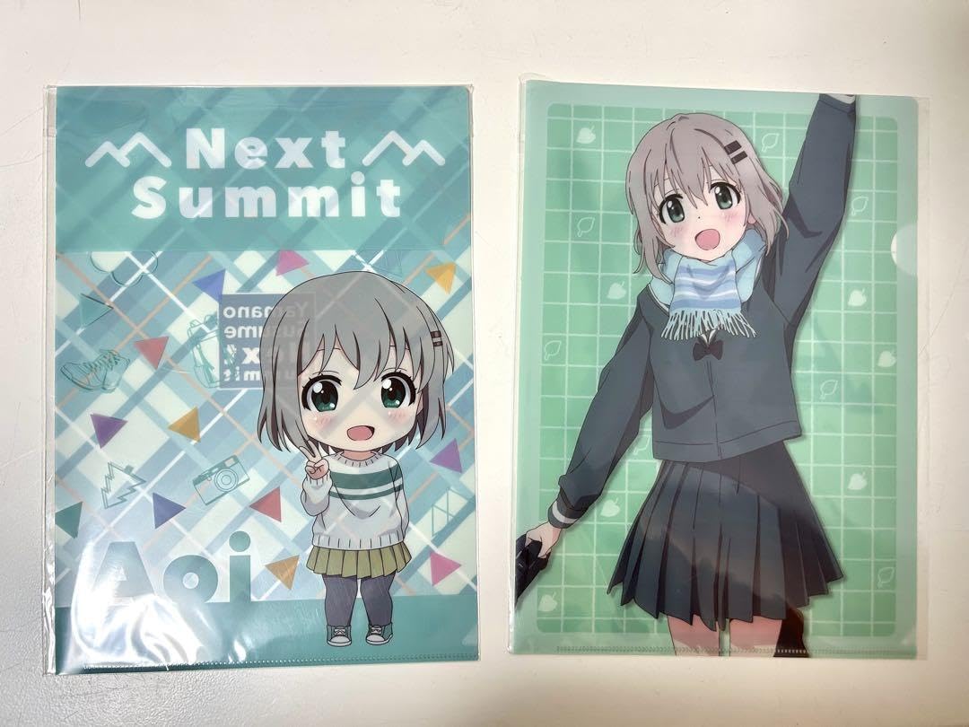 ヤマノススメ　クリアファイル　2枚　11 Amazon.co.jp: ヤマノススメ Next summit展 雪村あおい クリア