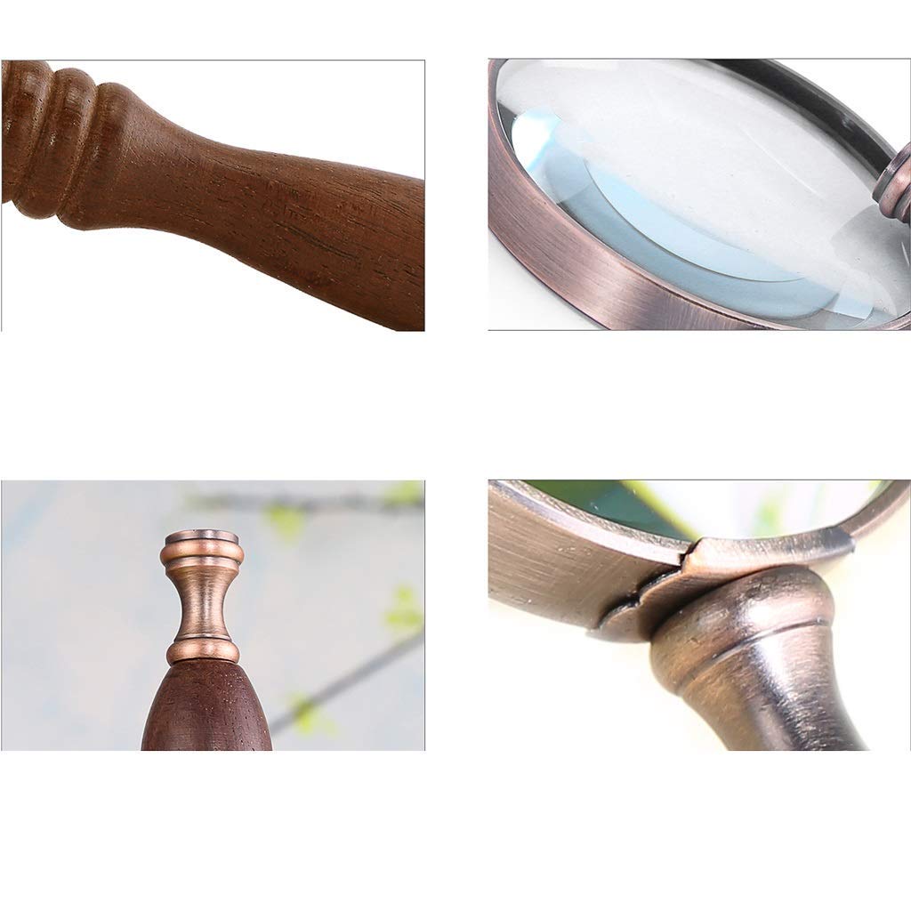 Amazon.co.jp: Zxyan 拡大鏡 見やすい 軽い 手持ちルーペ クラシック