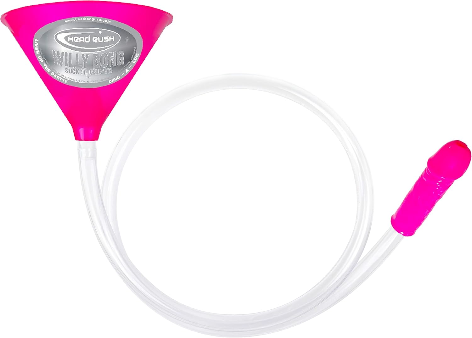 Head Rush XTREME BACHELORETTE WILLY Beer Bong Funnel Tube 6