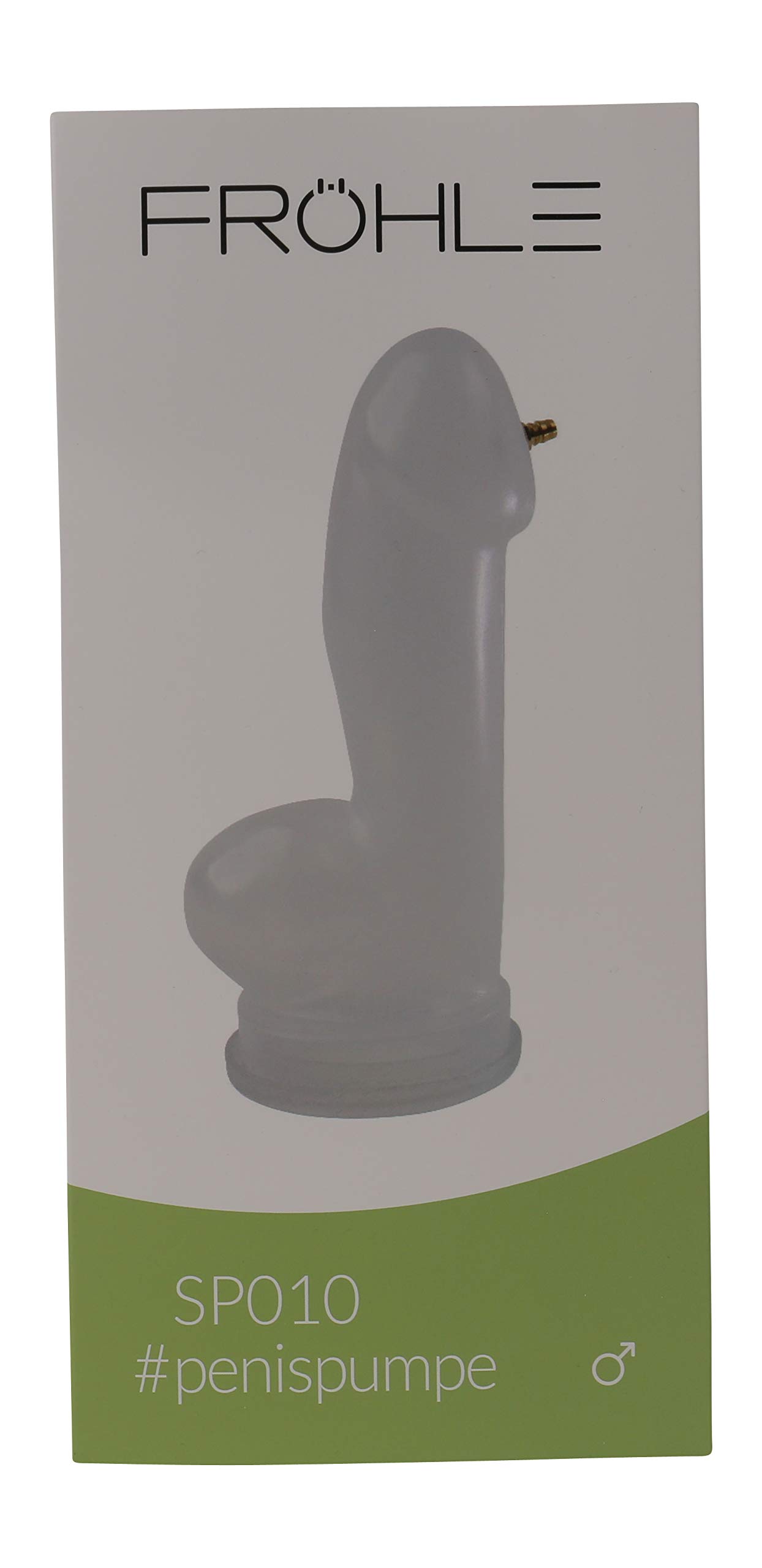 Fröhle SP010 Cilindro de Pene Realista XL, Transparente 180 g