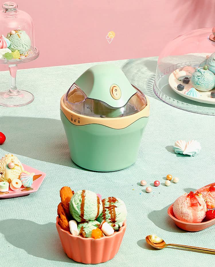 DOSCI Elektrische Mini-Eismaschine, Softeismaschine für Kinder, Sorbet-Gelato-Frozen-Joghurt-Maschine, leicht zu… – Bild 4