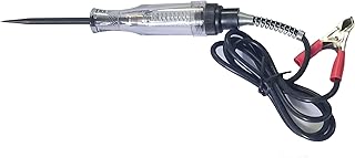 EFORCAR Circuit Tester,6v 12v 24 v Dc Electrical Indicator Light Systems Long Probe Continuity Test Automatic Car Motorcycles Bulldozers Voltage,Electric Circuit Voltage Light Pen Tester (1 PCS)