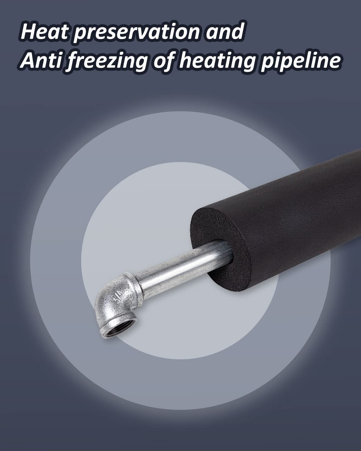 Tube En Mousse D'isolation De Tuyau, Tube En Mousse For Support De Guitare, Couvercle De Tuyau Creux, Tube En Mousse For Supports De Guitare, Poignée De Machine D'exercice Et Galerie De Toit(27MMx15MM