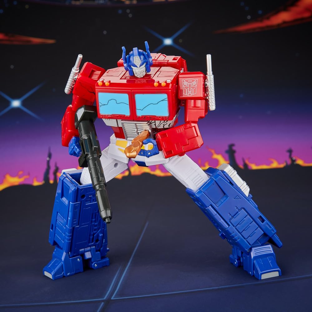 Transformers Figurine d'action Studio Series MTMTE Le leader du film Optimus Prime