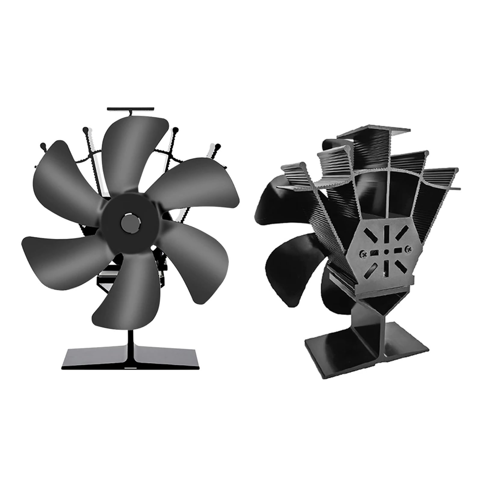 Houtkachelventilator 10 lamellen - Stille werking - Verhoogde efficiëntie - Voor