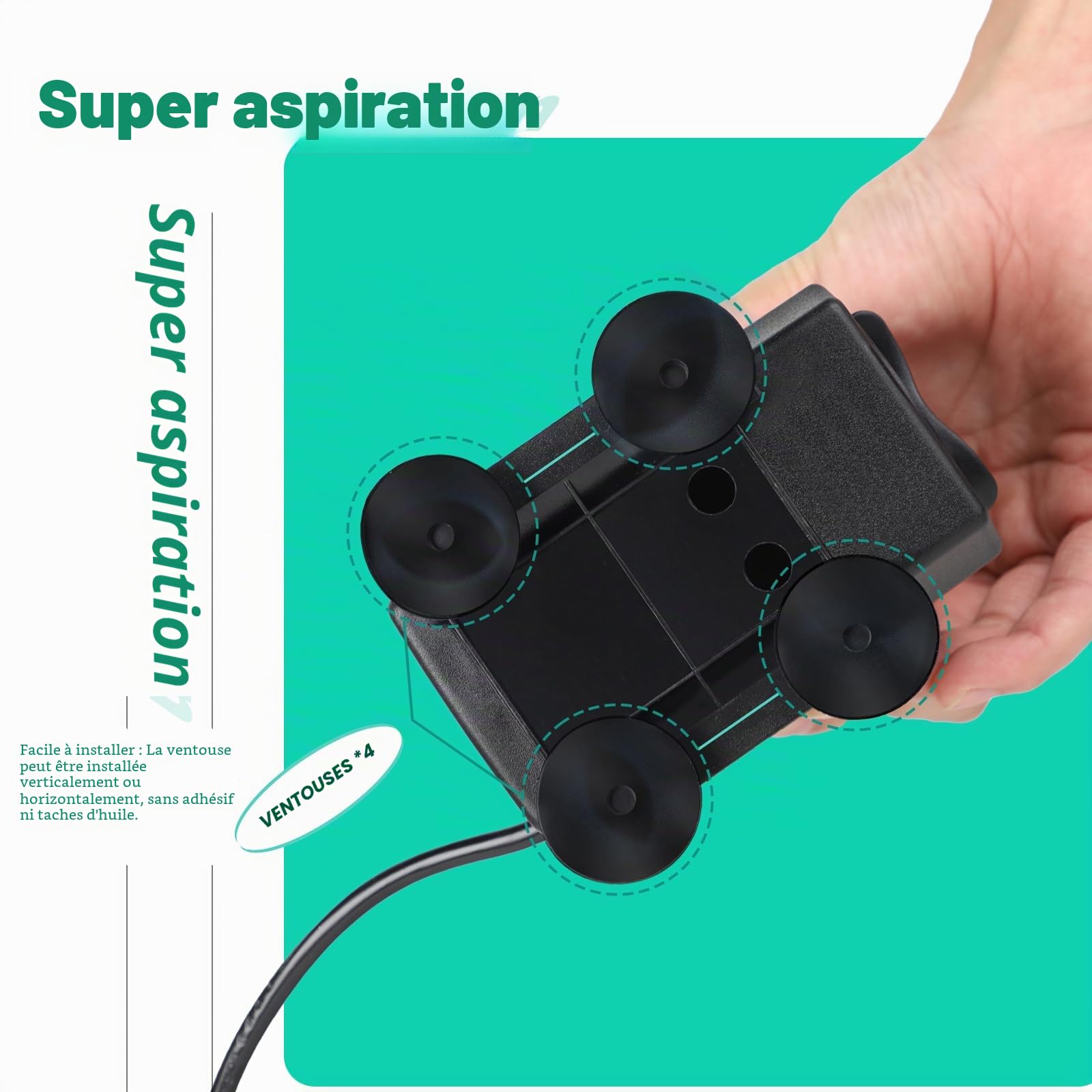 EXLECO Pompe à Eau Submersible 4500L/H 90W - Pompe de Bassin, de Filtration et de Fontaine - Pompe D'alimentation et de Ruisseau - Câble de 2M, Tuyau, 4 Buses pour Étang et Aquarium