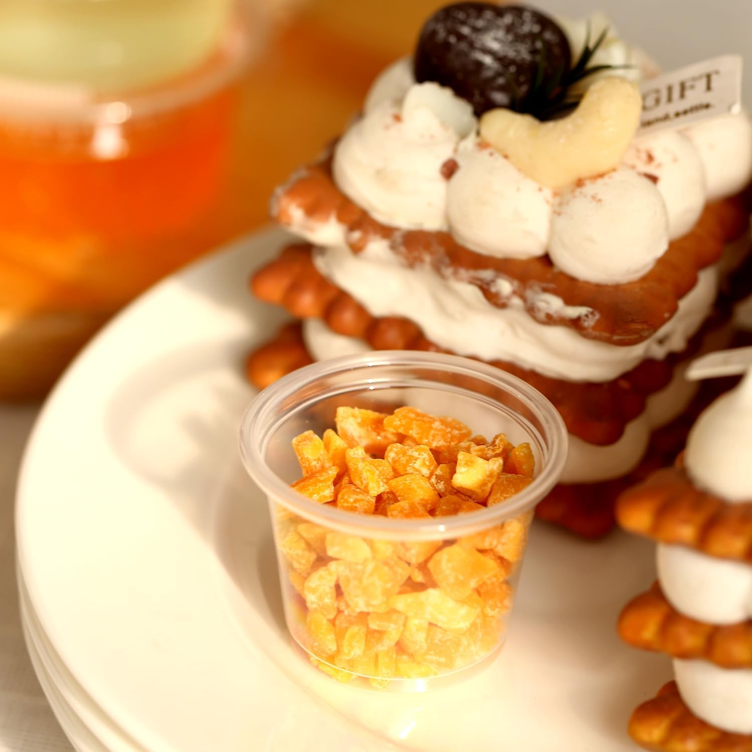 Sugar Box [200 Pack - 4 Oz Portion Cups with Lids - Leak-Proof Containers for Condiments, Dips, Jello Shots, Sauce Cups, Souffle, and Sampling