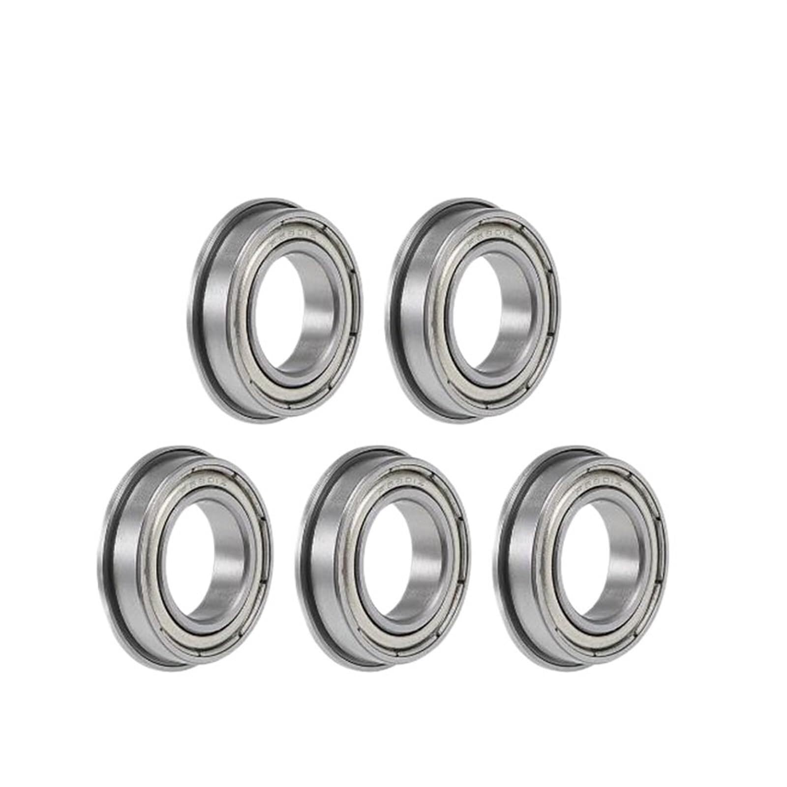 Rodamiento, Rodamiento de brida MF137ZZ, 10/20/50 Uds., 7x13x4mm, ABEC-5, rodamientos bolas con bridas en miniatura MF137 Z ZZ(12PCS)