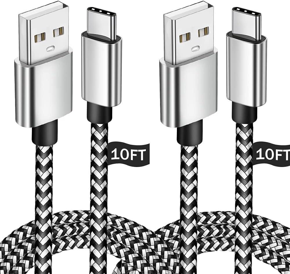 3ft 10mm Extended Long Tip Usbc Type C Data Sync Fast Charger