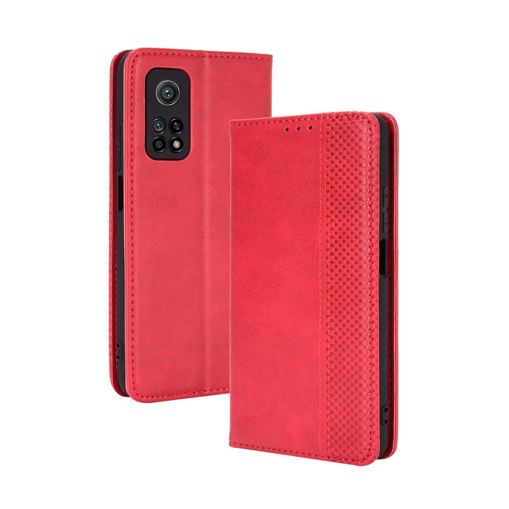 Custodia Portafoglio In Pelle Per Xiaomi Mi 10T Pro 5G | Con Slot Carte E Supporto, Nero - 2