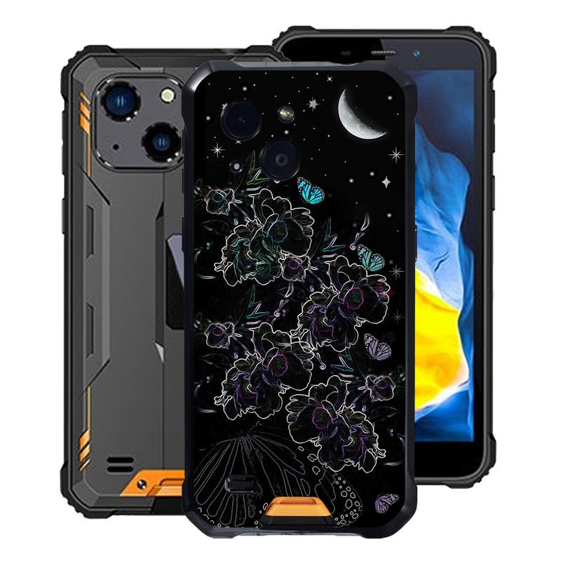 for Oukitel WP32 Case, Black Shockproof Bumper Sleeves, 360° Drop Antiscratch Protection Cover Slim Fit Ultra-Thin Soft Silicone Phone Case for Oukitel WP32 (5.93") - XT29