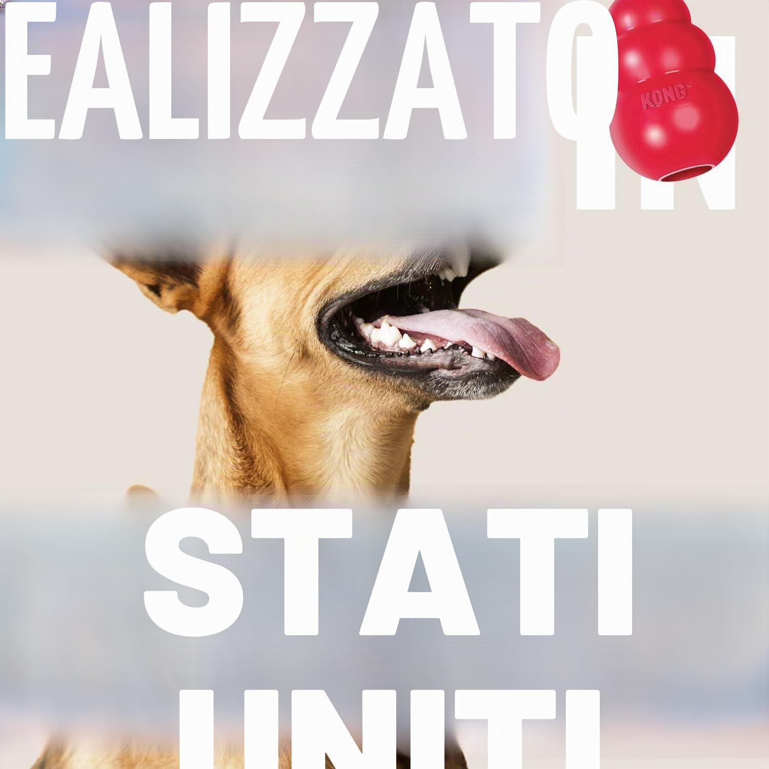 KONG Extreme Goodie Ribbon - Giocattolo Per Cani In Gomma Naturale Riempito - Per Cani Di Taglia Grande