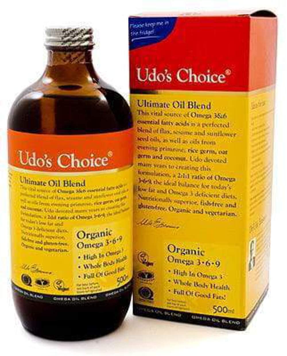 Udos Choice Ultimate Oil Blend - 500ml BottleEU Organic