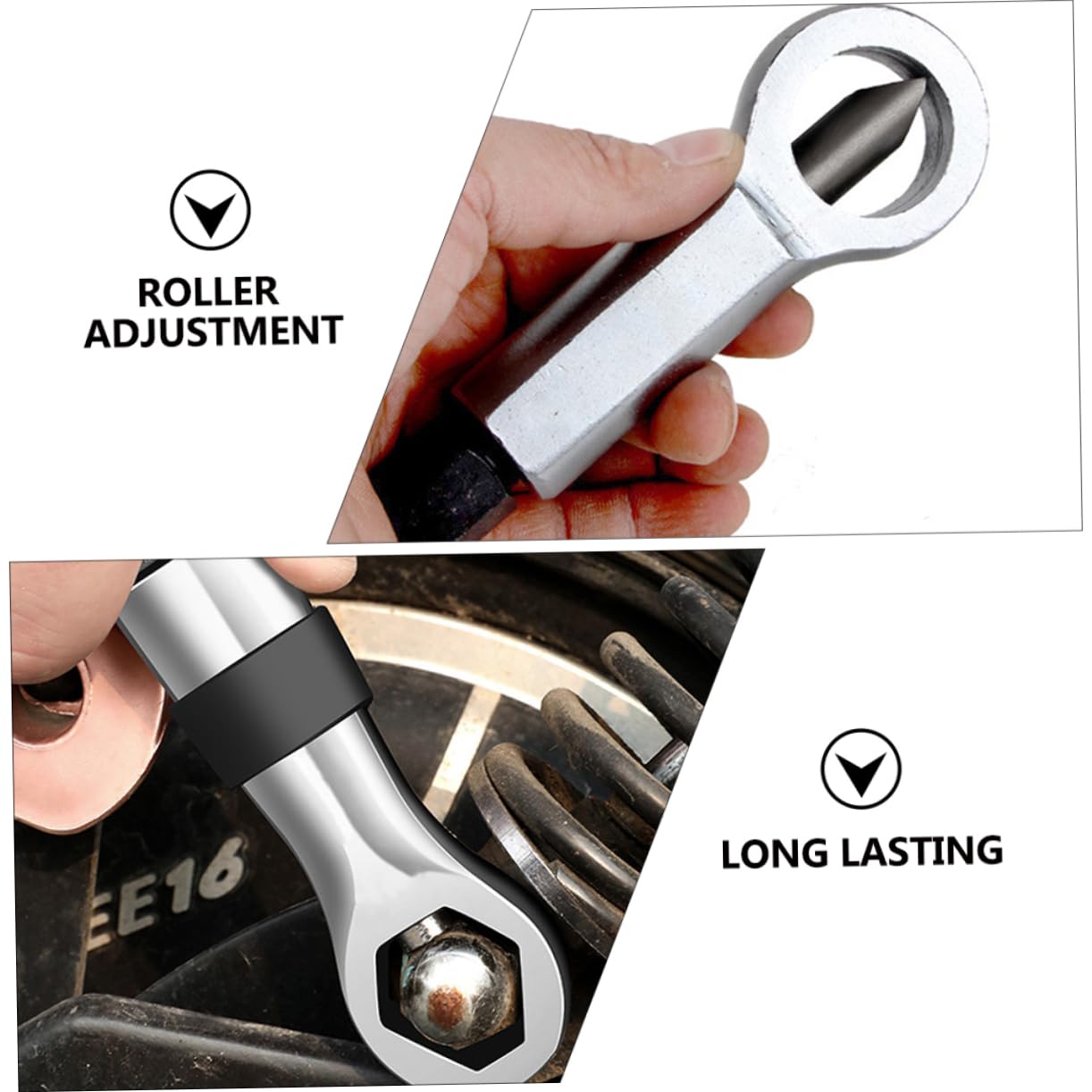 DIYEAH 3Pcs Heavy Duty Rusty Nut Splitter Tool Durable Nut Cracker for Damaged Corroded Stuck Nuts Efficient Auto Repair Nut Breaker Bearing Steel Construction