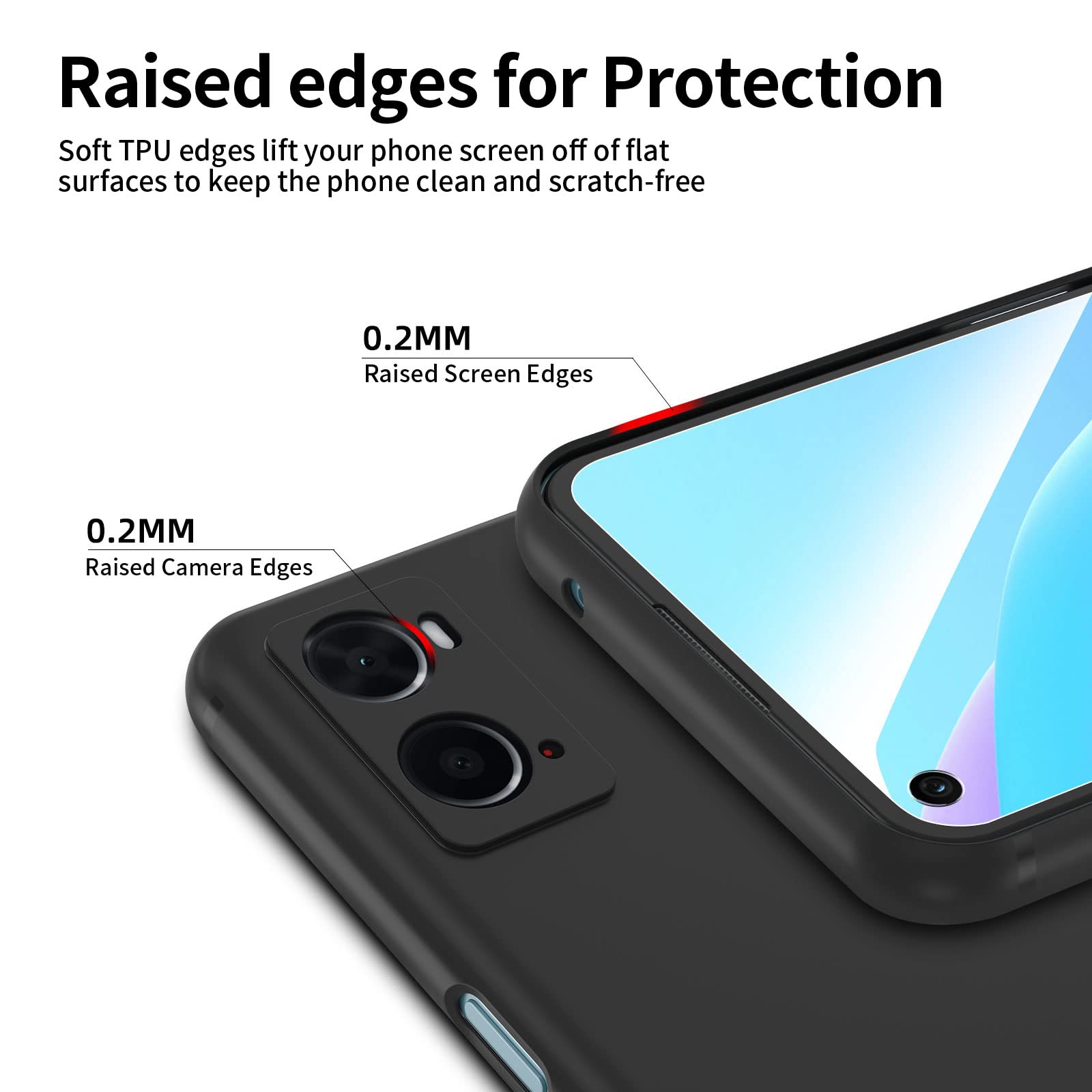 Durchsichtige Silikonhülle Für Oppo A76/A96/A36 – Kratzfest & Stoßsicher, TPU-Material, Transparent