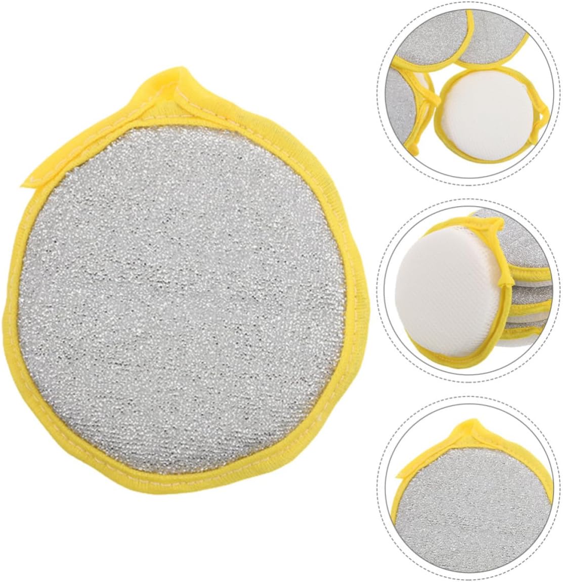 50pcs Double-Sided Dish Sponge Scrubber for Dishes and Pans