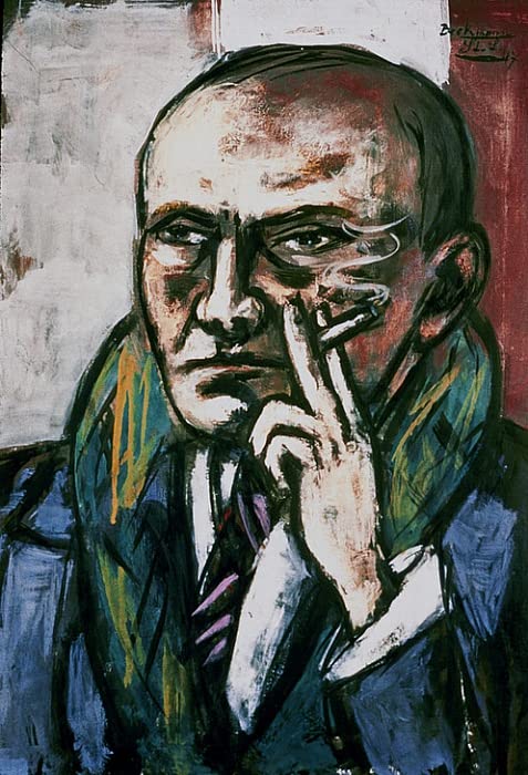 Tableau Toile Max Beckmann 60x90cm pour combler le Vide d'un Grand Mur Blanc