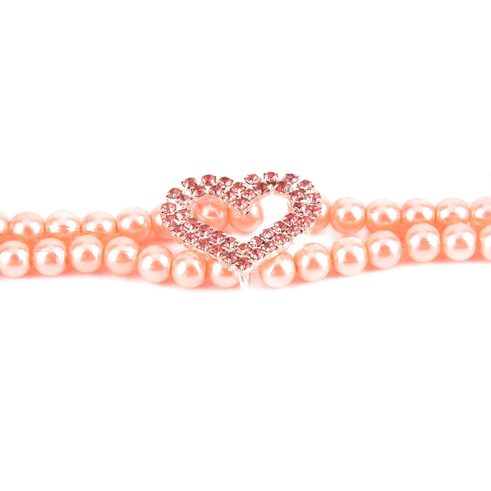 Collana Di Perle E Strass Per Cani E Gatti Piccoli – Con Fiocco E Chiusura Regolabile, Elegante Per Feste