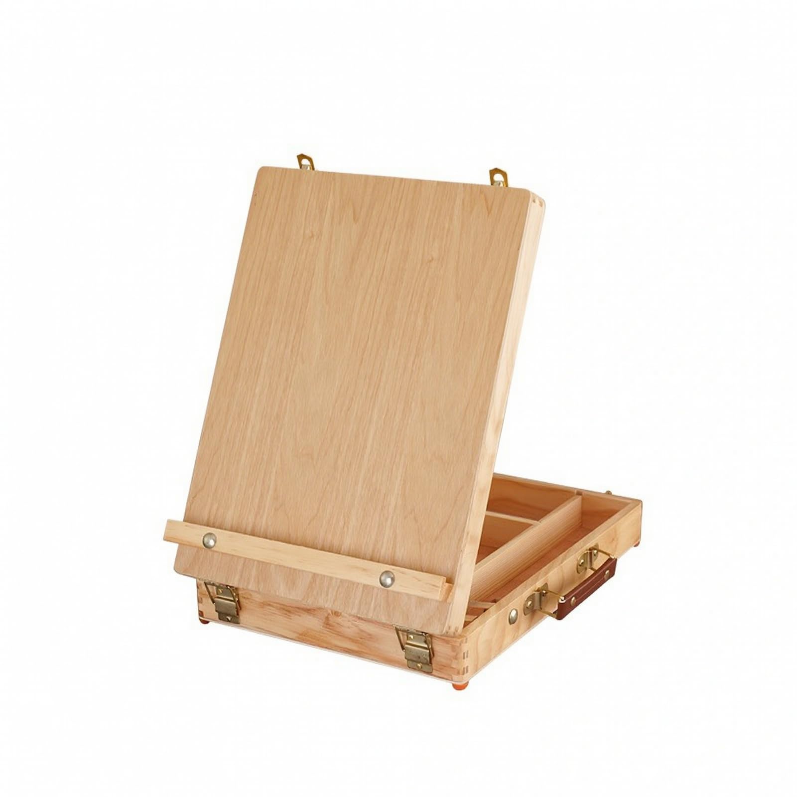 Caballete Mesa con Compartimentos | Plegable, Caballete Mesa con Asa, Versátil, Atril, para Estudio, Estilo B