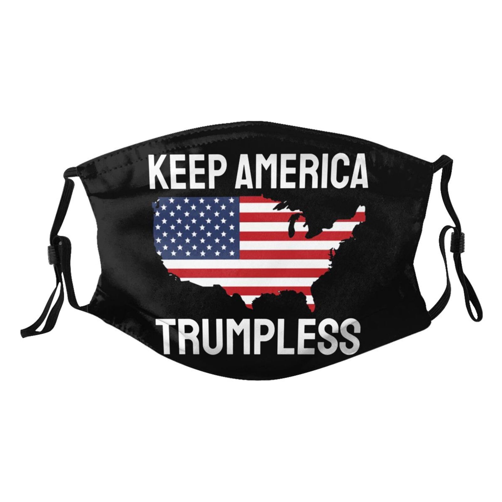 Keep America Trumpless Adult Dust Mask Adjustable Dust Face with 2 Filter3838