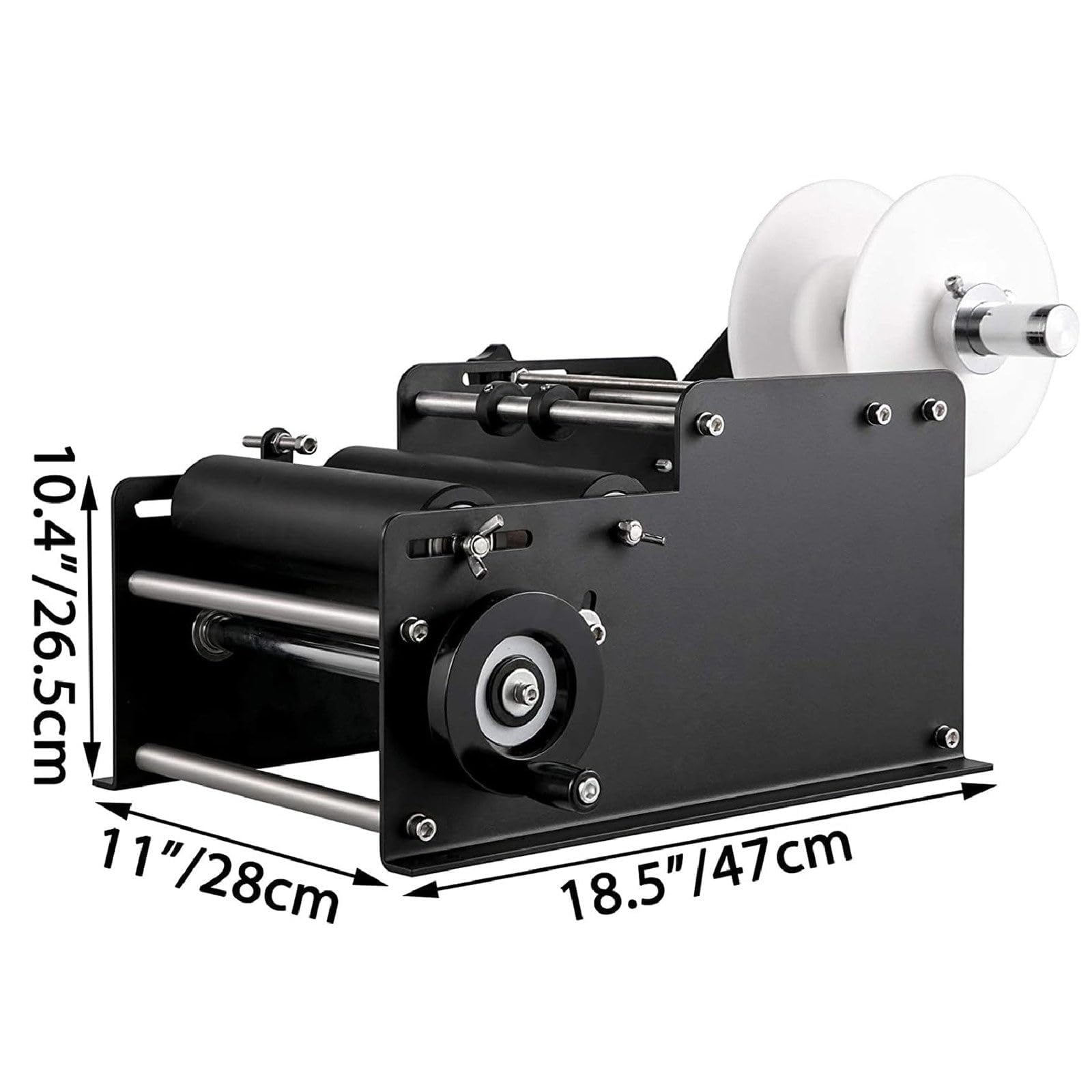 Maszyna do etykietowania, półautomatyczny aplikator ręczny, 30 etykiet/min, dokładność 0,5 mm, pasuje do etykiet o szerokości 10-110 mm i długości 10-300 mm
