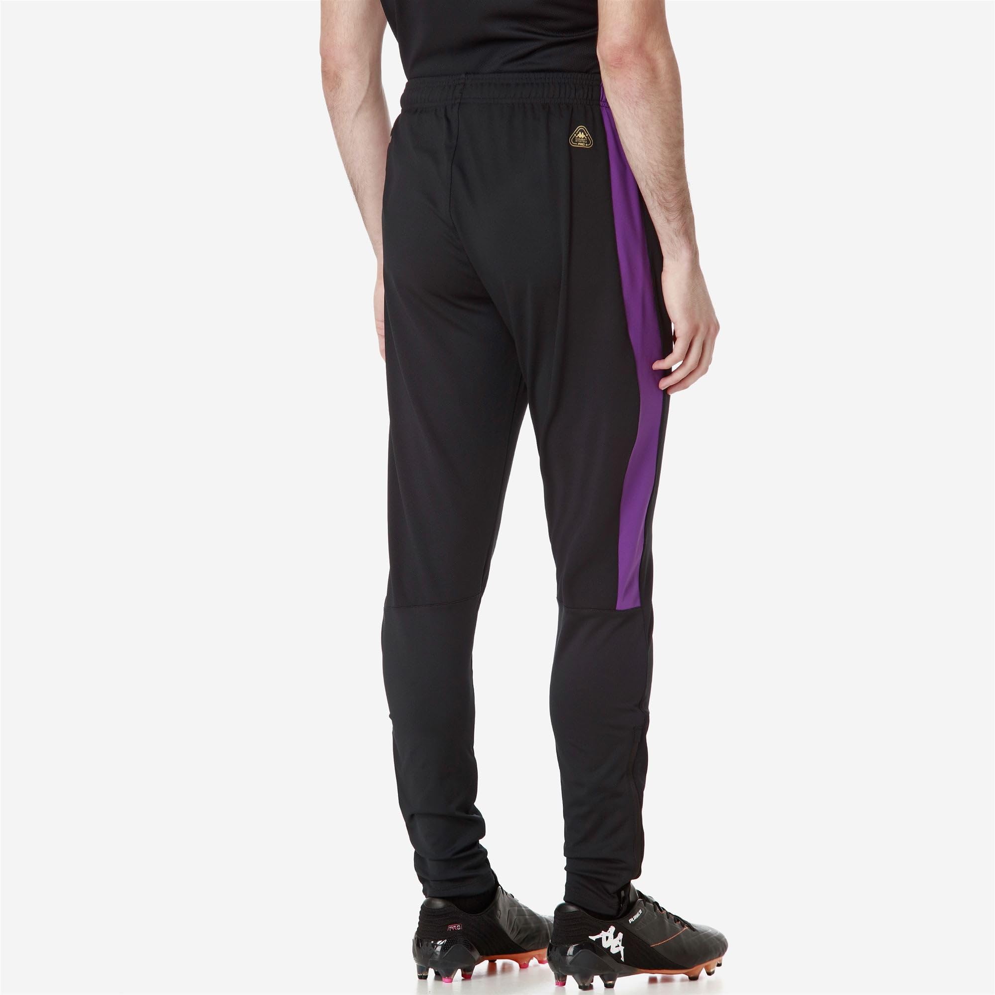 Kappa - Pantaloni, Bambino, Poliestere Riciclato, Calcio, Modello: Abunszip PRO 8 Fiorentina