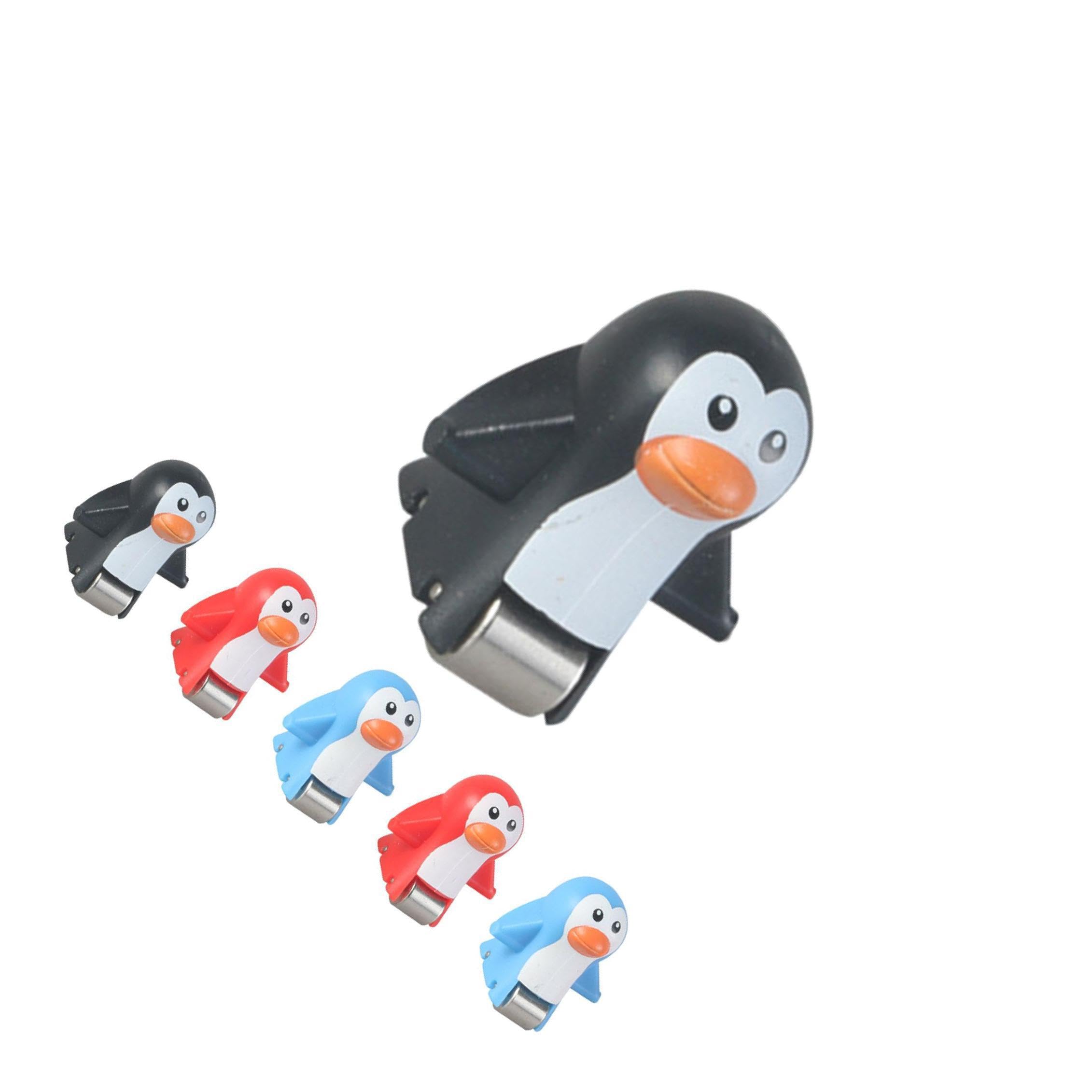 Accesorios De Juguete Para Montaña Rusa Eléctrica – 6 Piezas De Animales (Oso O Pingüino) De 2.5 Cm, Repuestos Para Pistas, Duraderos En ABS
