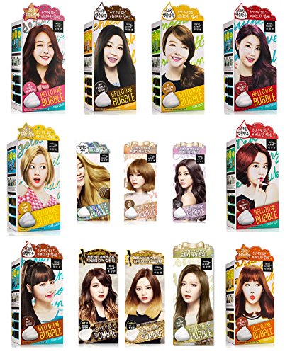 MISE EN SCENE Hello Bubble foam Color No damaged Hair Self Dye (2017 NEW) (Choco Brown (6N))
