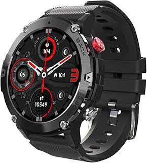 LEMFO Smart Watch for Men, 1.32'' Answer and Make Calls Fitness Watch, Sports Fitness Tracker with Heart Rate Blood Pressure Sleep Monitor, Bluetooth Smartwatch for iOS Android Phones