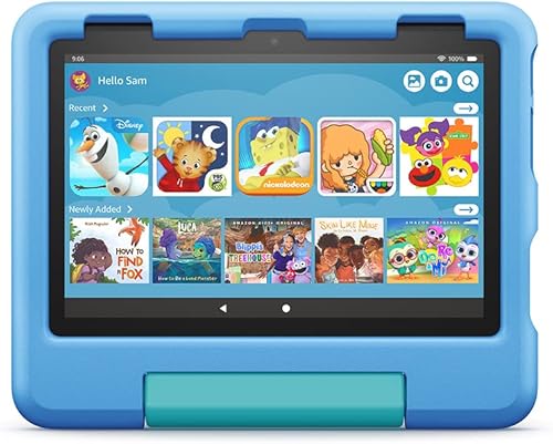 Amazon Kid-Proof Case for Fire HD 8 tablet (Only compatible with 12th generation tablet), Blue