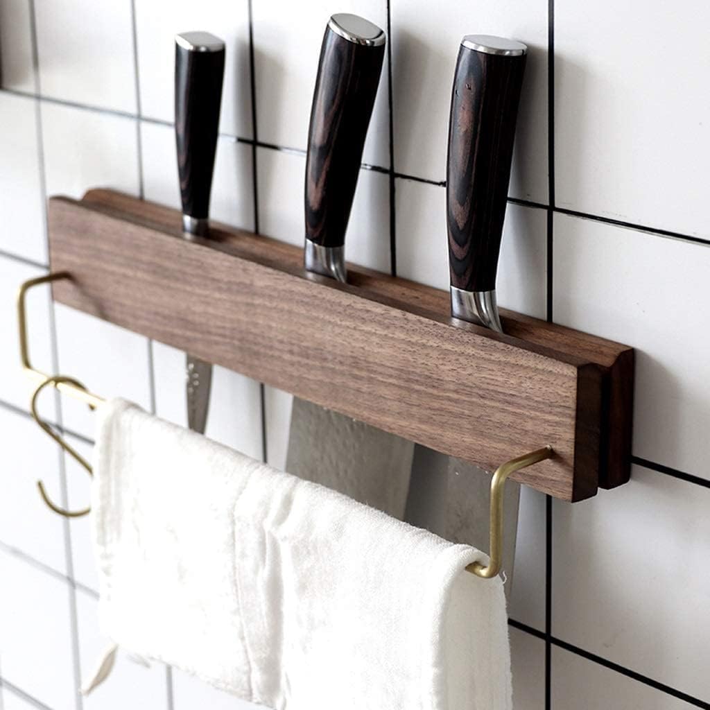 Knife Block Storage Stand Kitchen,Only Selling Cutter Holder,2-in-1,Rack for Wall Hanging Bar