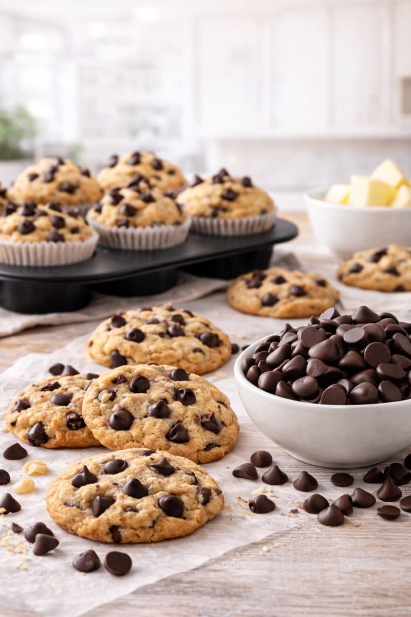 Premium Dark Chocolate Chips - Rich Chocolate Chips for Baking Cookies, Brownies, Cakes & Desserts - Deep Dark Chocolate Flavor - 11 lb (5 kg) Bulk Professional Size