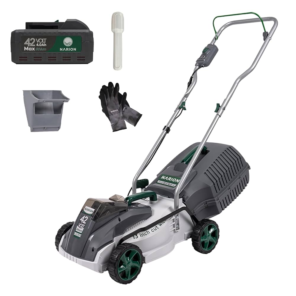 Amazon.co.jp: NARION（ナリオン）42V 充電式芝刈り機 刈払機