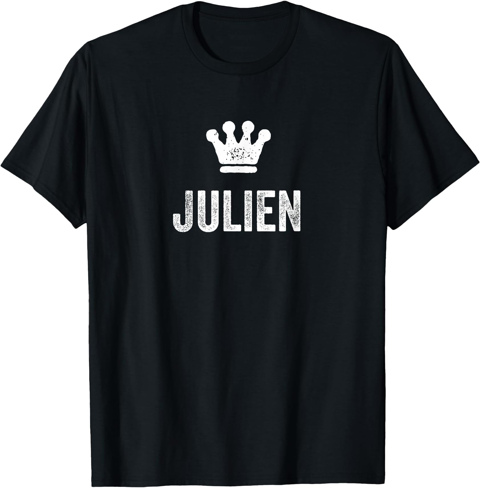 Julien the King/Crown & Name Design for Men Called Julien T-Shirt