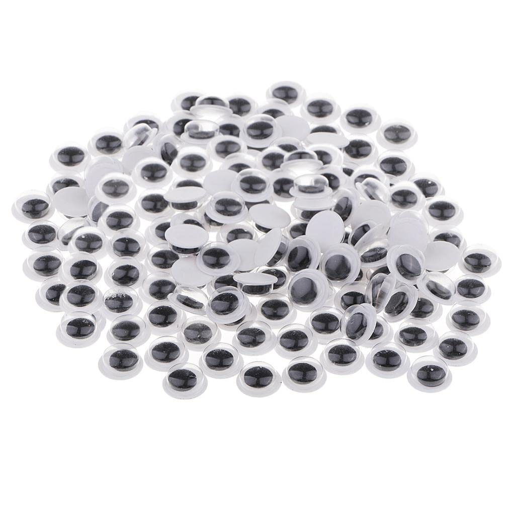 rockible Colorful Googly Eyes Assortment for DIY Crafts and Decor, 8mm 200pieces