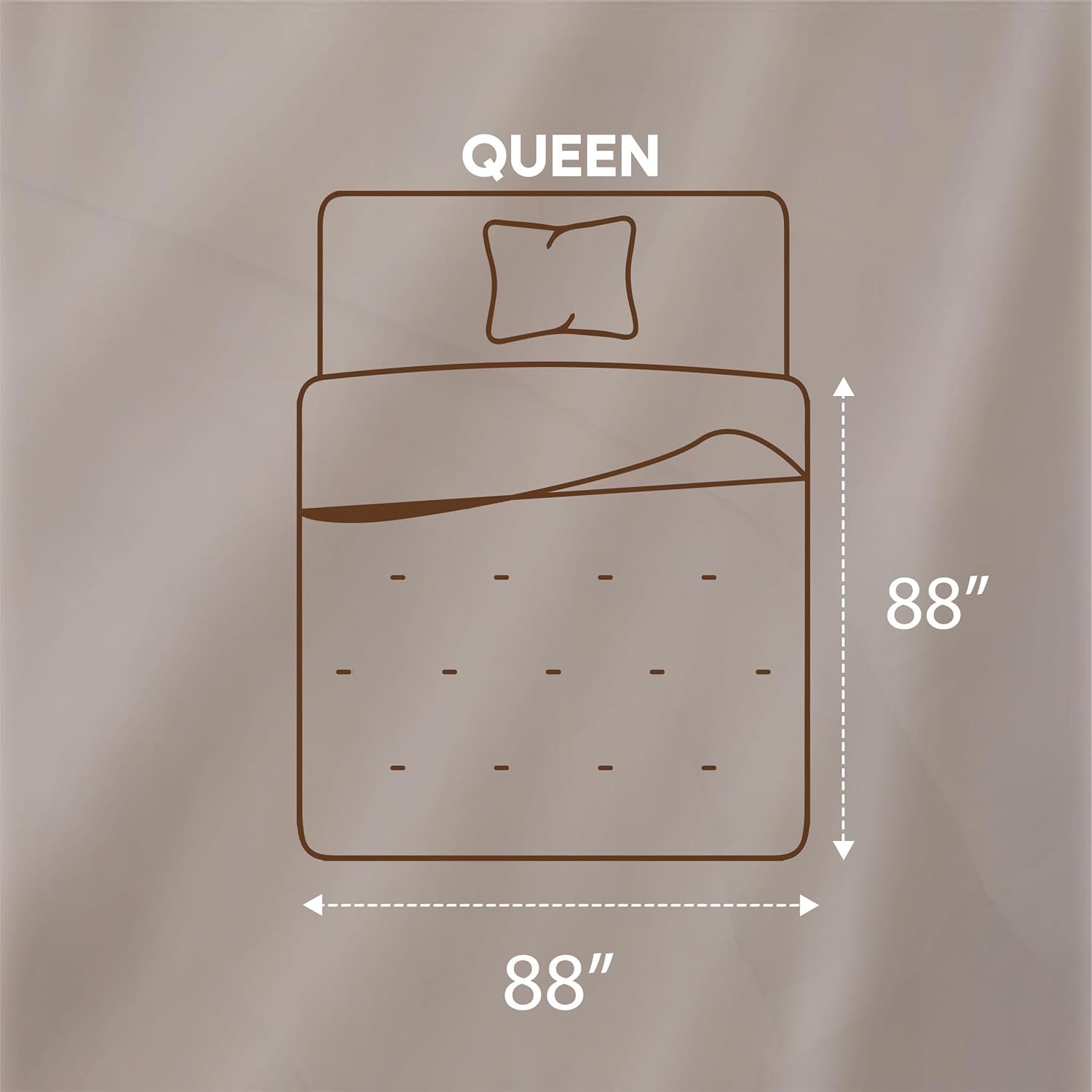 Utopia Bedding Comforters Queen Size, All Season Duvet Insert, Down Alternative Queen Comforter with Corner Tabs, Machine Washable Bed Comforter 88 x 88 Inches (Grey)