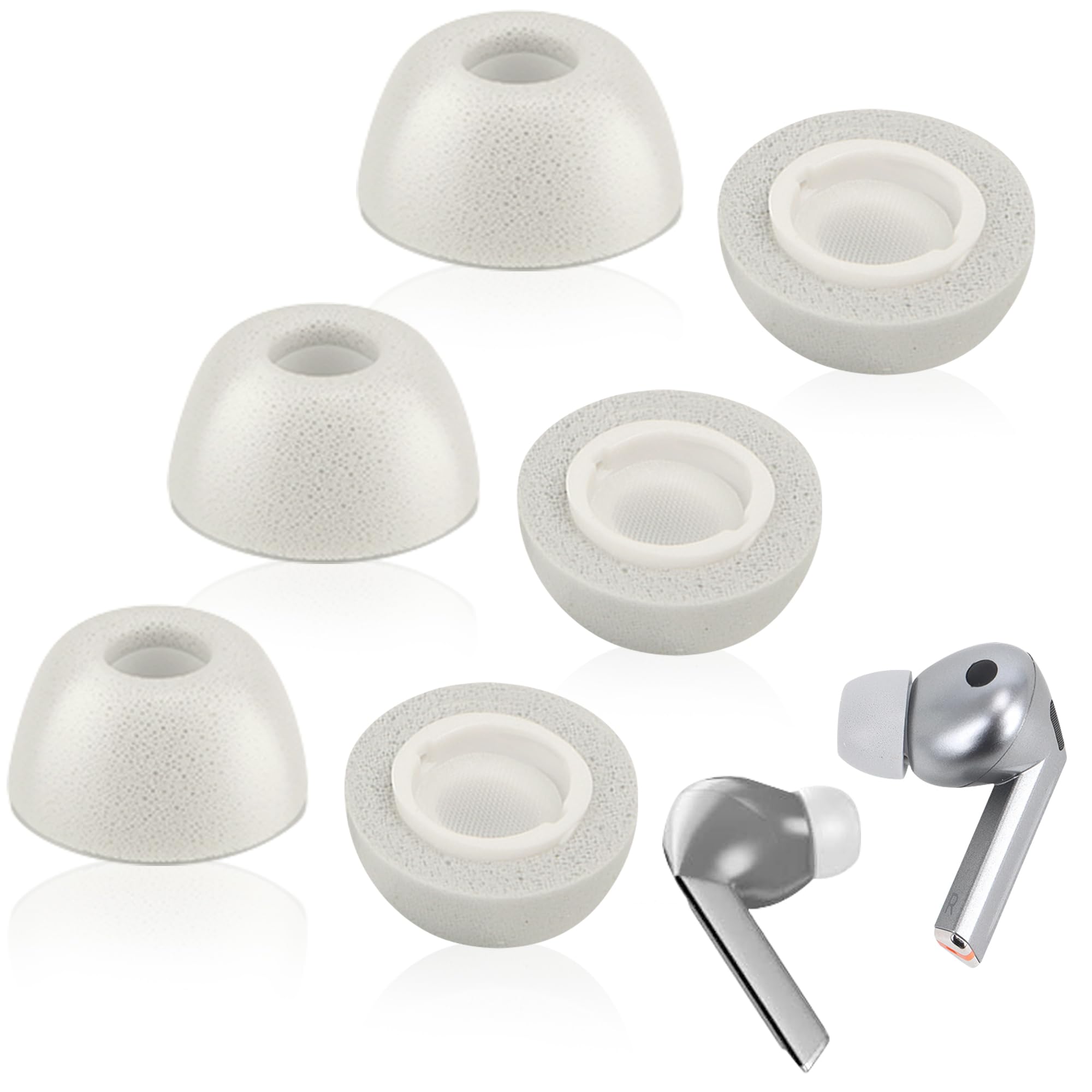 【美品】Galaxy Buds3 Pro ホワイト S・Lイヤーチップ新品 Amazon | Galaxy Buds3 Pro用イヤーチップ - 形状記憶フォーム交換用