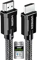 UGREEN Cabo 8K HDMI 2.1 certificado 6.6FT, cabo HDMI 10K de ultra alta velocidade 4K 240 Hz 48 Gbps HDCP 2.2 e 2.3 eARC HDR Dolby compatível para PS5 Xbox Series X Nintendo Switch Roku TV Lap
