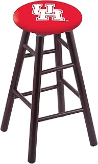 Holland Bar Stool Co. Maple Counter Stool in Dark Cherry Finish with Houston Seat by The